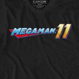 Mega Man Mega Logo T-Shirt - Blue Culture Tees
