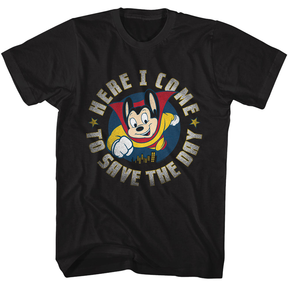 Mighty Mouse Here I Come T-Shirt