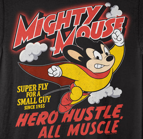 Mighty Mouse Hero Hustle T-Shirt