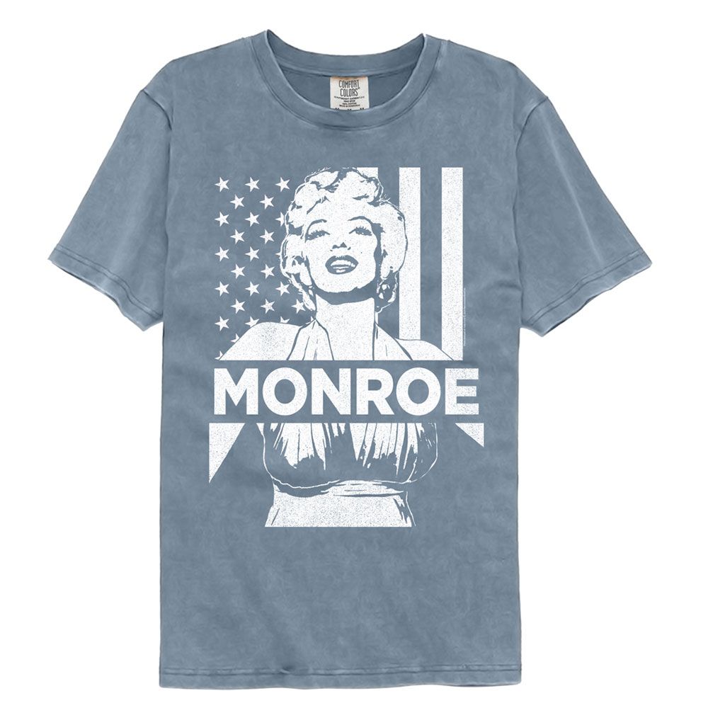 Marilyn Monroe Flag Comfort Colors T-Shirt | Blue Culture Tees