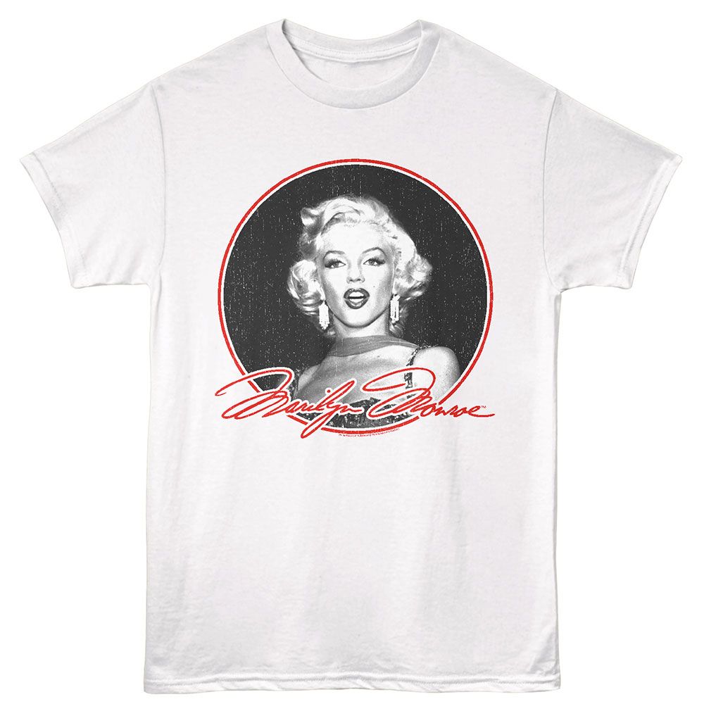 Marilyn Monroe In Circle T-Shirt