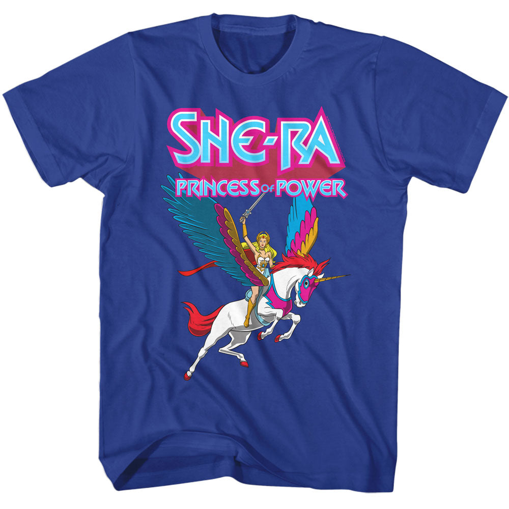 Masters Of The Universe She-Ra Swiftwind and Logo T-Shirt