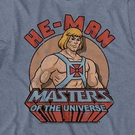 Masters Of The Universe He-Man T-Shirt - Blue Culture Tees