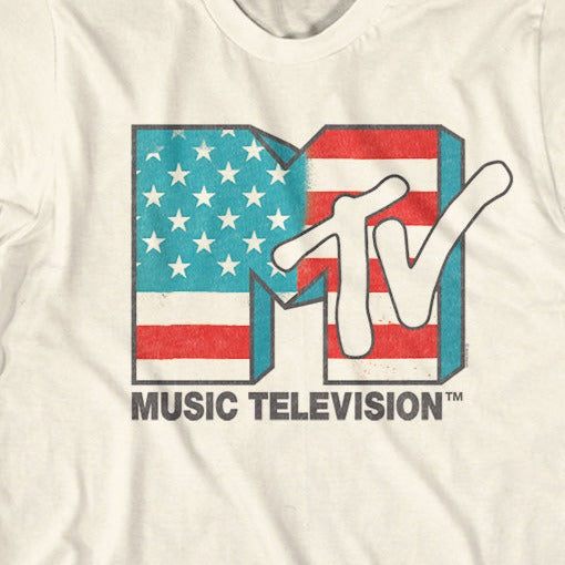 MTV American Flag Logo T-Shirt