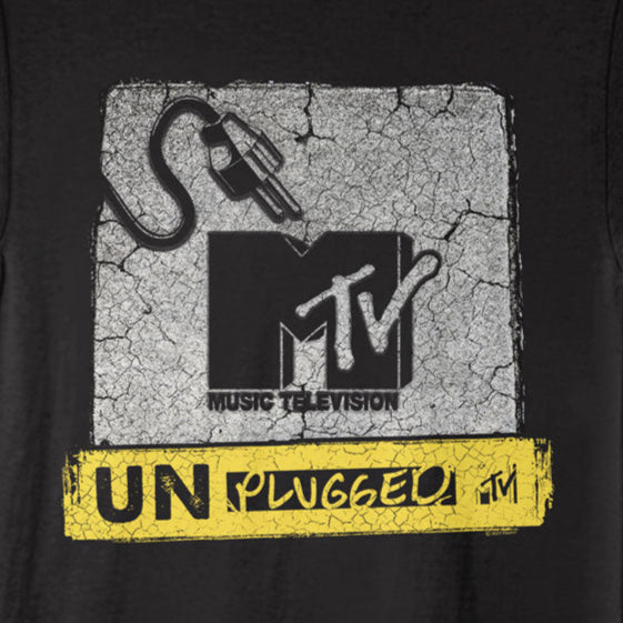 MTV Unplugged Cracked Background T-Shirt