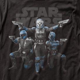 Star Wars The Mandalorian Nite Owls T-Shirt | Blue Culture Tees
