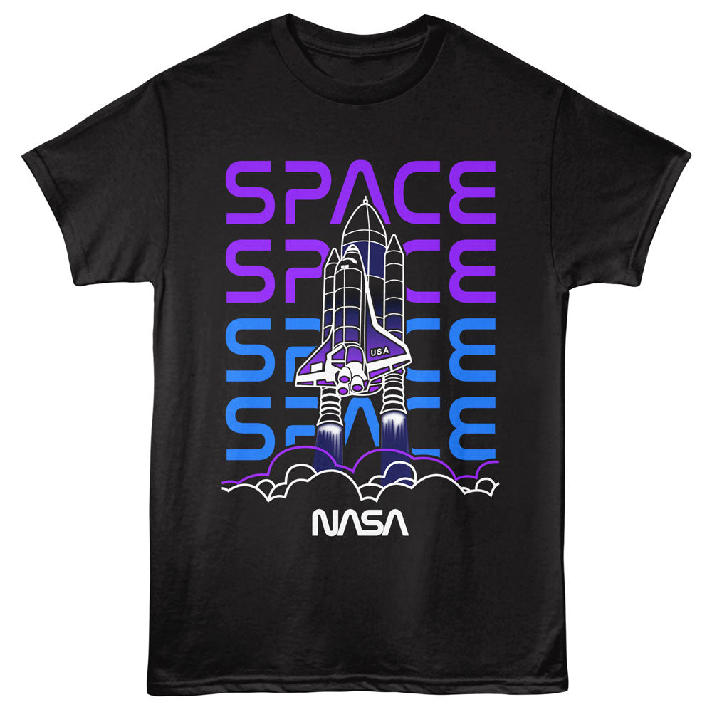 NASA Shuttle Line Art T-Shirt