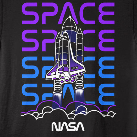 NASA Shuttle Line Art T-Shirt