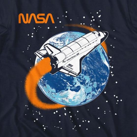 NASA Around The World T-Shirt | Blue Culture Tees