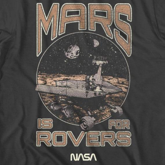 NASA Mars is for Rovers T-Shirt | Blue Culture Tees