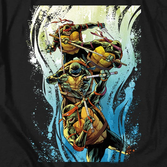 Teenage Mutant Ninja Turtles Cool Rainbow Warriors T-Shirt