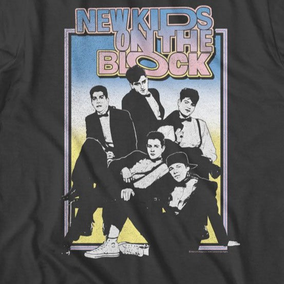 New Kids On The Block Gradient Suits T-Shirt