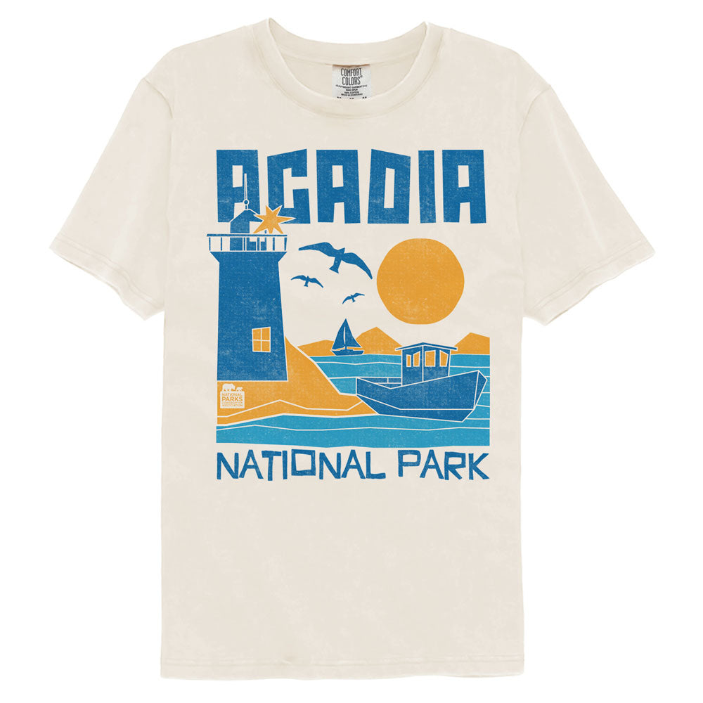 Acadia Abbreviated National Parks Comfort Colors T-Shirt