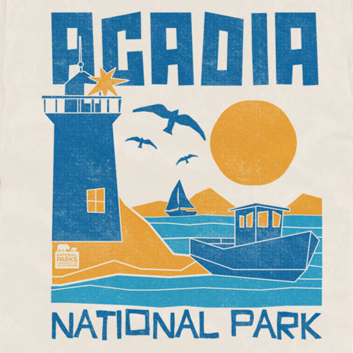 Acadia Abbreviated National Parks Comfort Colors T-Shirt