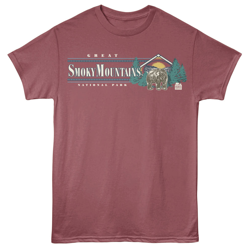 Smokey Mountain Retro National Parks T-Shirt