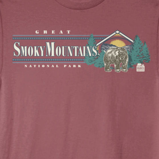 Smokey Mountain Retro National Parks T-Shirt
