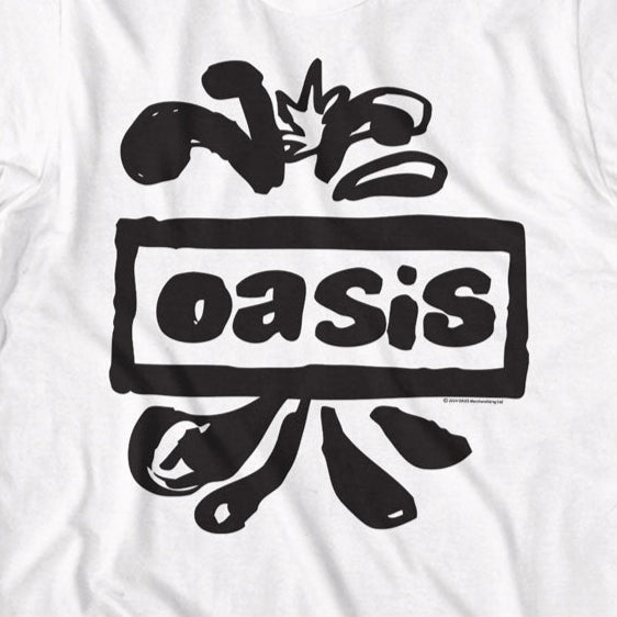 Oasis Splatter Logo T-Shirt