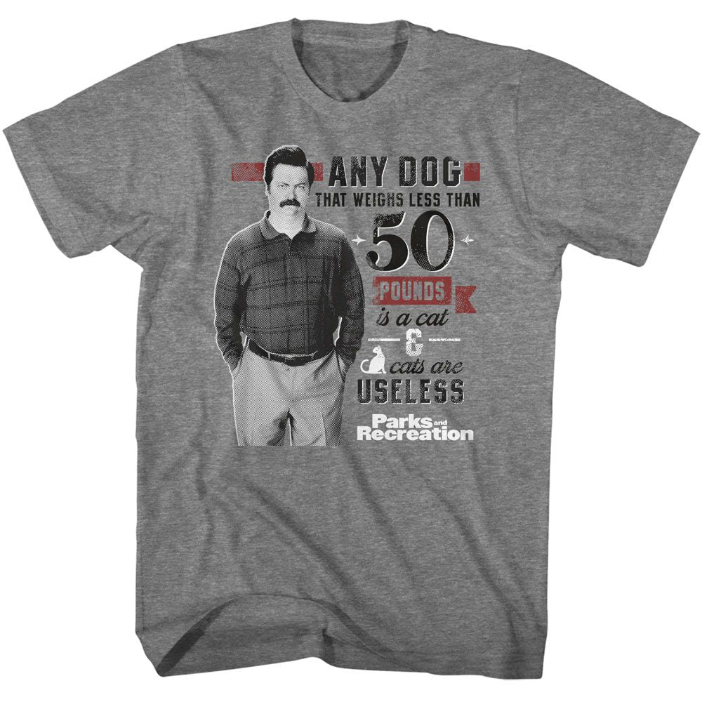 Parks And Recreation Dog Less Than 50 Pounds T-Shirt | Blue Culture Tees