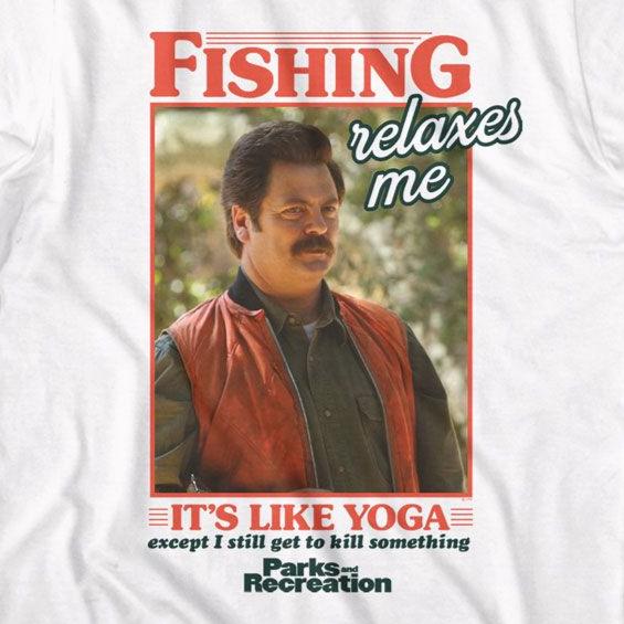 Parks And Recreation It's Like Yoga T-Shirt | Blue Culture Tees