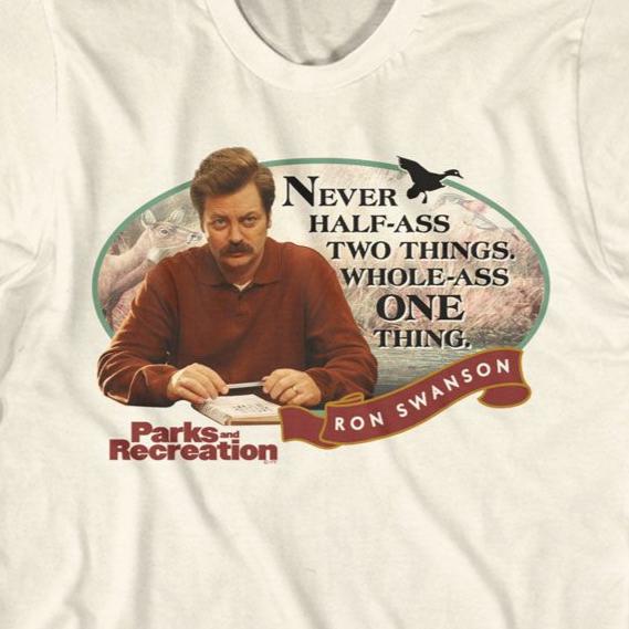 Parks And Recreation Whole A One Thing T-Shirt | Blue Culture Tees