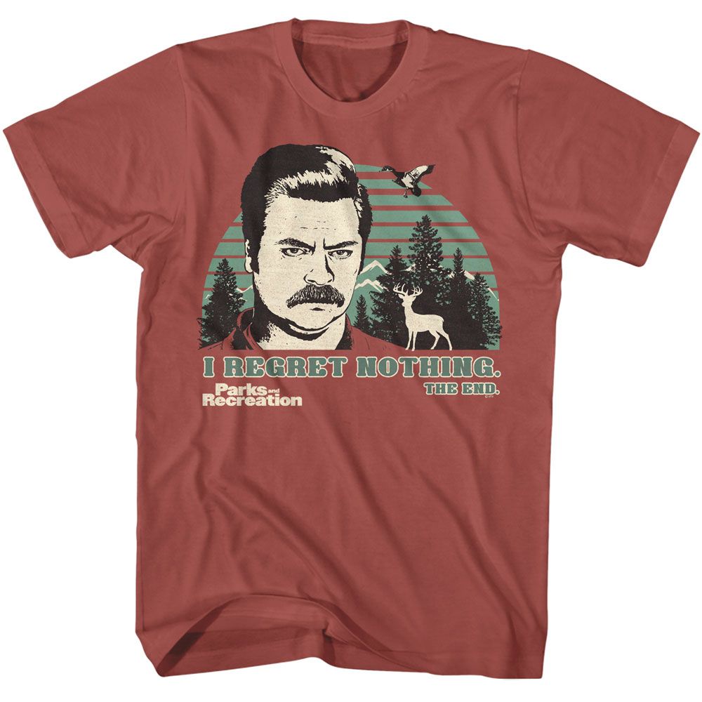 Parks And Recreation I Regret Nothing T-Shirt | Blue Culture Tees