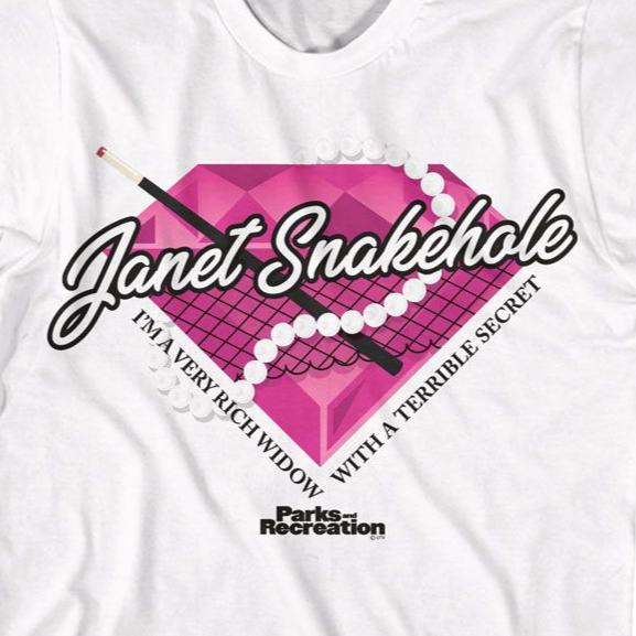 Parks And Recreation Janet Snakehole Diamond T-Shirt | Blue Culture Tees