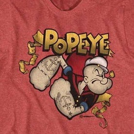 Popeye Gold Banner T-Shirt