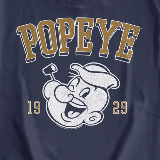 Popeye Athletic Sweatshirt | Blue Culture Tees
