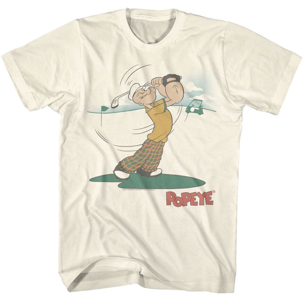 Popeye Golf Simple T-Shirt | Blue Culture Tees