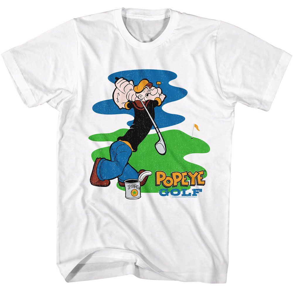 Popeye Pop Golf T-Shirt | Blue Culture Tees