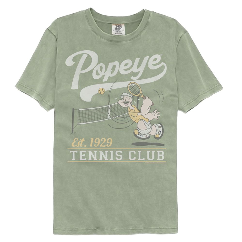 Popeye Tennis Club Est 1929 Comfort Colors T-Shirt | Blue Culture Tees
