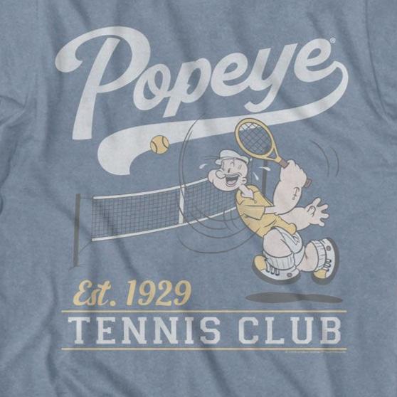 Popeye Tennis Club Est 1929 T-Shirt | Blue Culture Tees