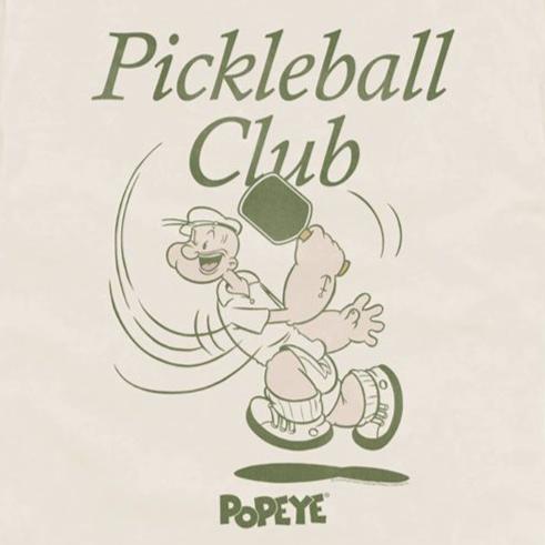 Popeye Pickleball Club Comfort Colors T-Shirt | Blue Culture Tees