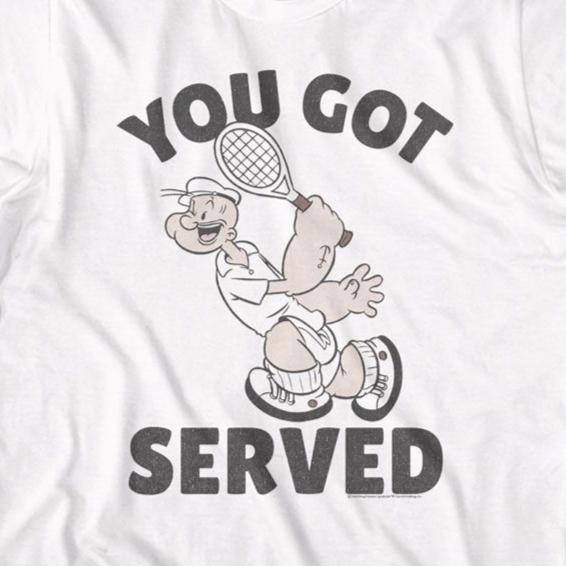 Popeye You Got Served T-Shirt | Blue Culture Tees