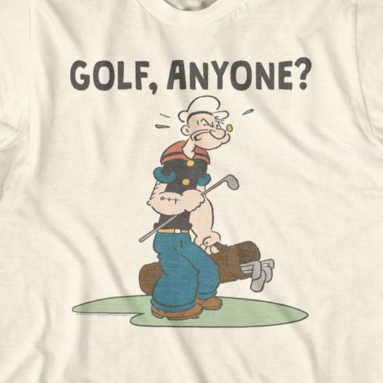 Popeye Golf Anyone T-Shirt | Blue Culture Tees