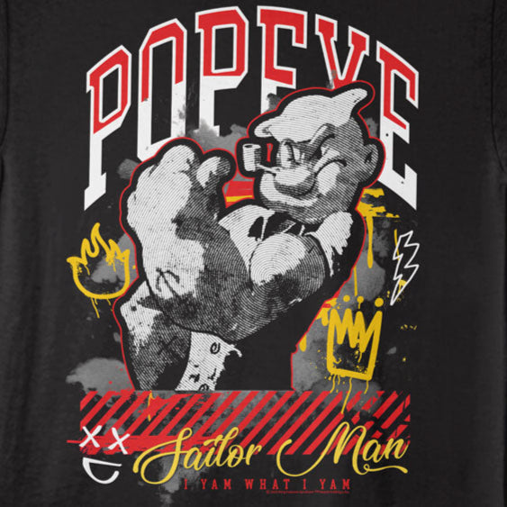 Popeye Sailor Man Graffiti T-Shirt