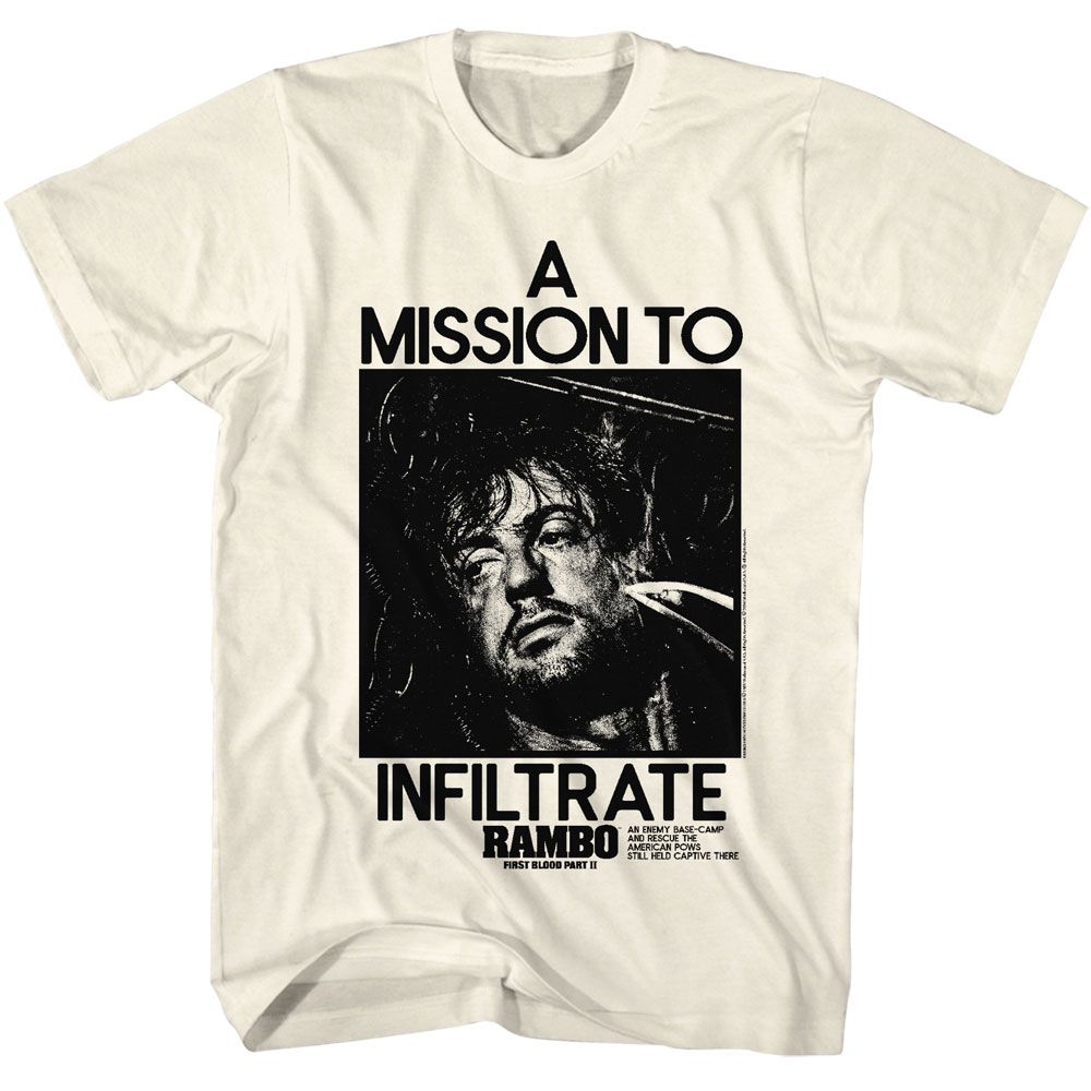 Rambo Mission To Infiltrate T-Shirt