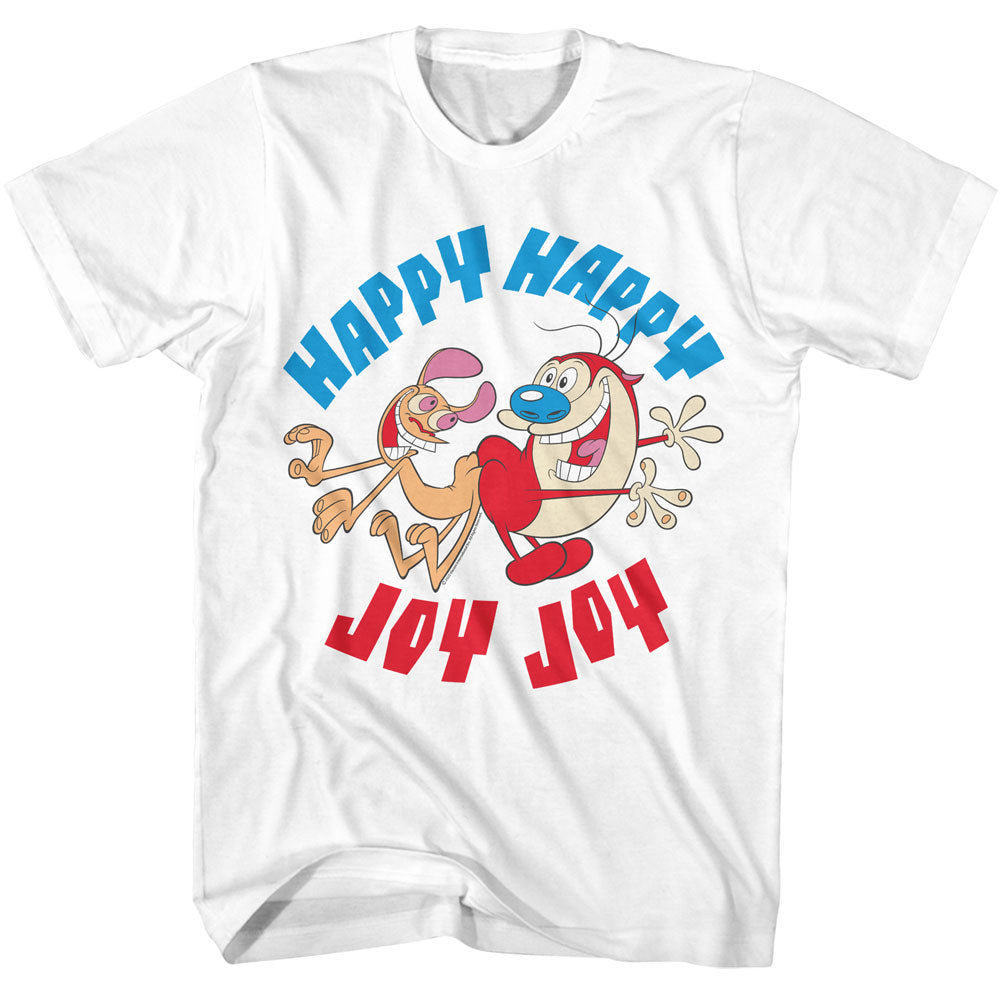 Ren And Stimpy Happy Happy Joy Joy T-Shirt