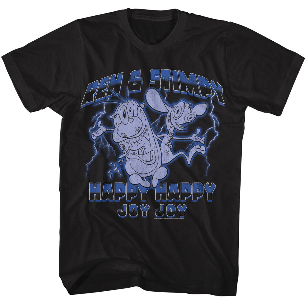 Ren And Stimpy Lightning T-Shirt