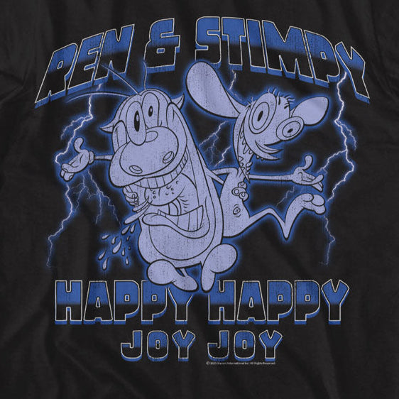Ren And Stimpy Lightning T-Shirt