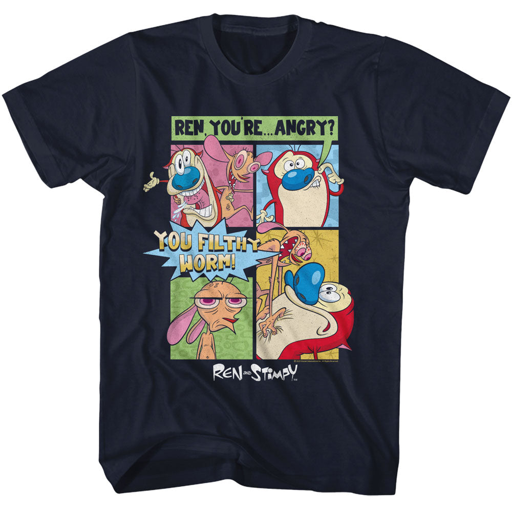 Ren And Stimpy Comic T-Shirt
