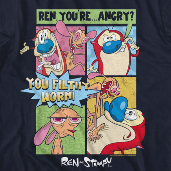 Ren And Stimpy Comic T-Shirt
