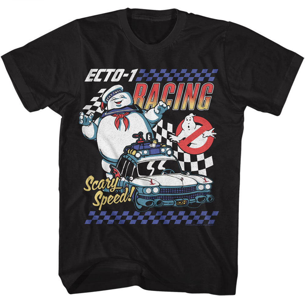 The Real Ghostbusters Ecto 1 Racing T-Shirt