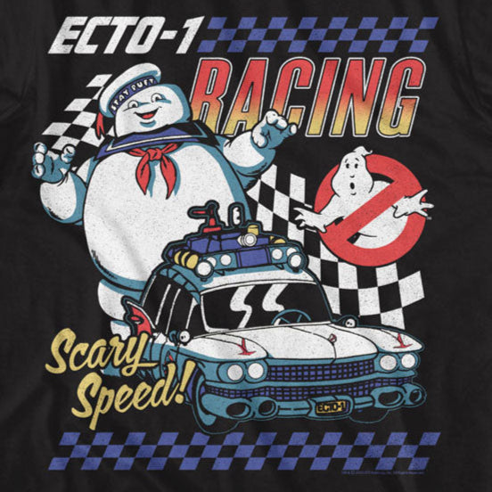 The Real Ghostbusters Ecto 1 Racing T-Shirt