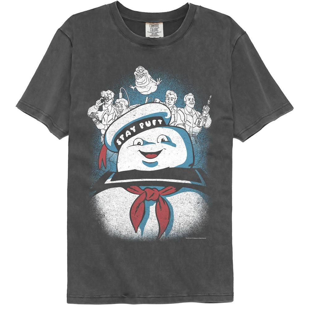 The Real Ghostbusters Stay Puft and Ghostbusters Comfort Colors T-Shirt