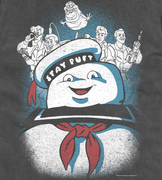 The Real Ghostbusters Stay Puft and Ghostbusters Comfort Colors T-Shirt