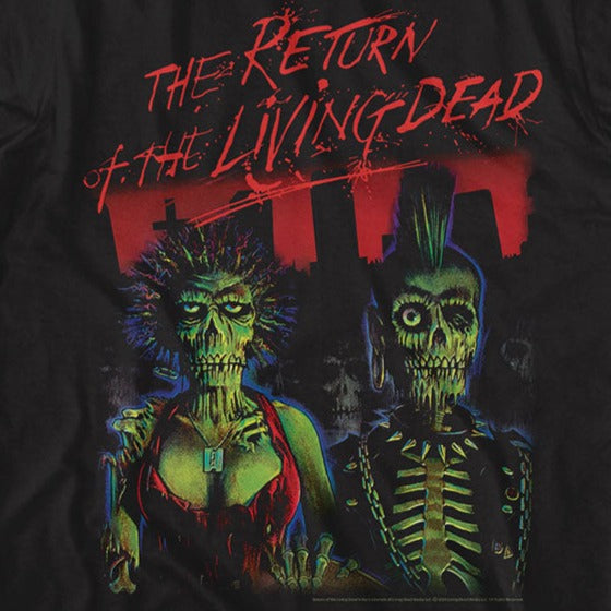 Return of the Living Dead Zombies Poster T-Shirt