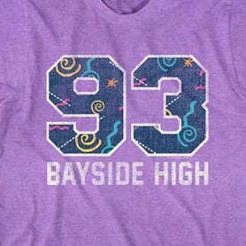 Saved By The Bell Pattern Varsity T-Shirt