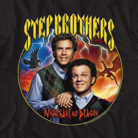 Step Brothers Nighthawk and Dragon T-Shirt