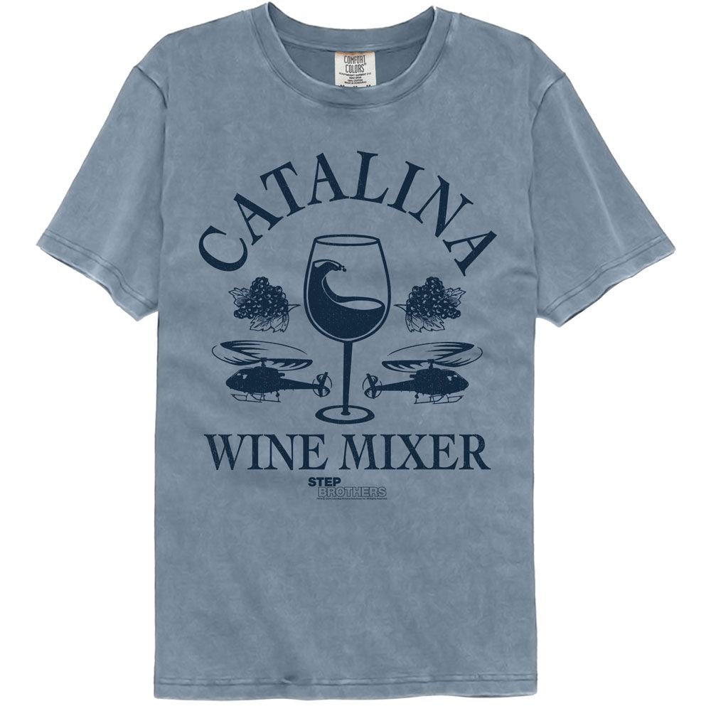 Step Brothers Wine Mixer Comfort Colors T-Shirt | Blue Culture Tees